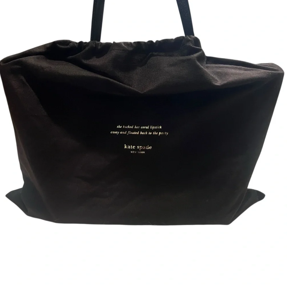 Kate Spade Cedar Street Colorful Striped Leather Tote Bag w/Dust Cover Like New!